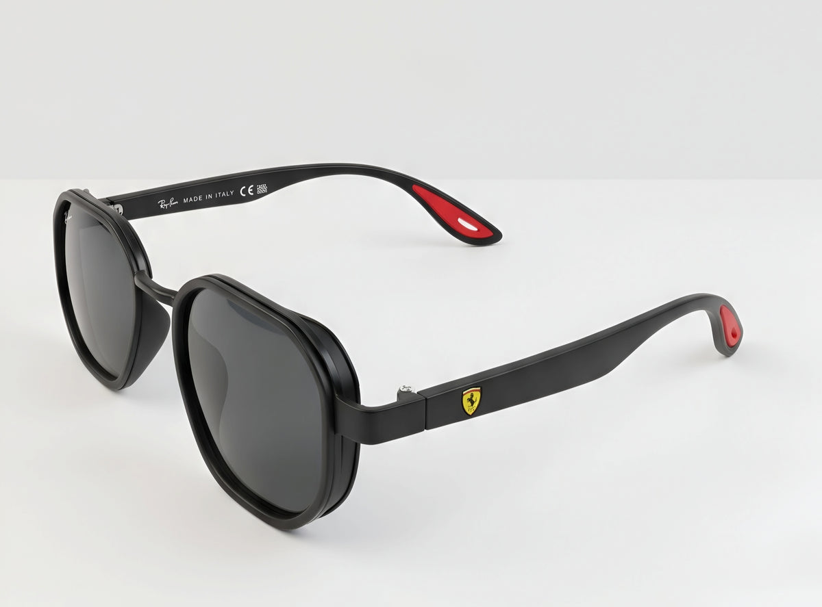 🏎️ RAY-BAN SCUDERIA FERRARI RB3674M – EDICIÓN ALL BLACK - MARCO NEGRO MATE / LENTES OSCUROS