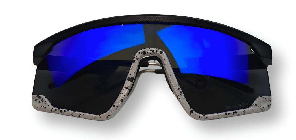 🔥 OAKLEY BXTR METAL – MATTE BLACK & SAPPHIRE BLUE (EDICIÓN SPLATTER) 🔥