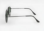 🔥 RAY-BAN RB3647 ROUND DOUBLE BRIDGE – BLACK / GREEN G-15 VIDRIO VERDE 🔥