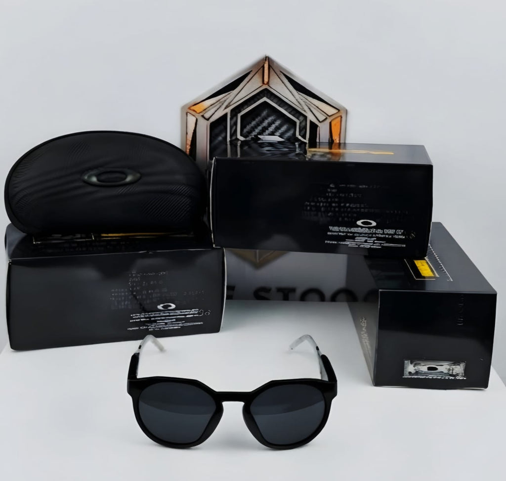 🔥 OAKLEY HSTN METAL – MATTE BLACK / BLACK INK 🔥