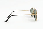 🔥 RAY-BAN RB3647 DOUBLE BRIDGE - MARCO DORADO & CRISTALES VERDES G-15 🔥