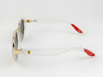 🏎️✨ RAY BAN SCUDERIA FERRARI RB3674 | EDICIÓN COLECCIONISTA TRANSPARENTE & ORO