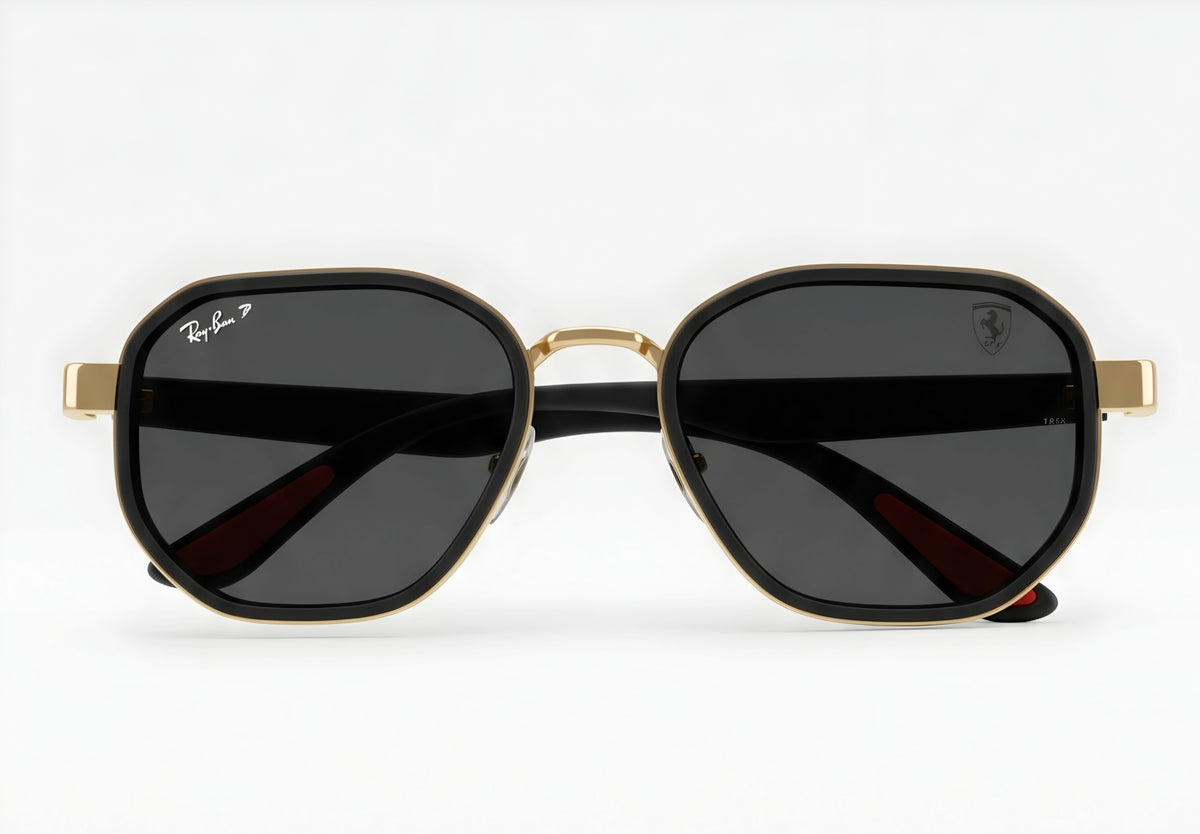 🏎️ RAY-BAN SCUDERIA FERRARI RB3674M – BLACK & GOLD / LENTES OSCUROS