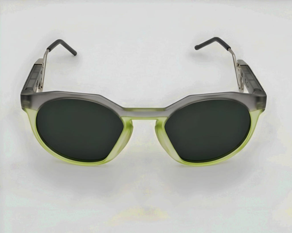 🔥 OAKLEY HSTN METAL – MATTE GREY SMOKE & CITRON CLEAR (PRIZM BLACK POLARIZED) 🔥