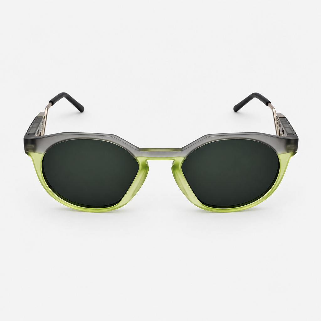 🔥 OAKLEY HSTN METAL – MATTE GREY SMOKE & CITRON CLEAR (PRIZM BLACK POLARIZED) 🔥
