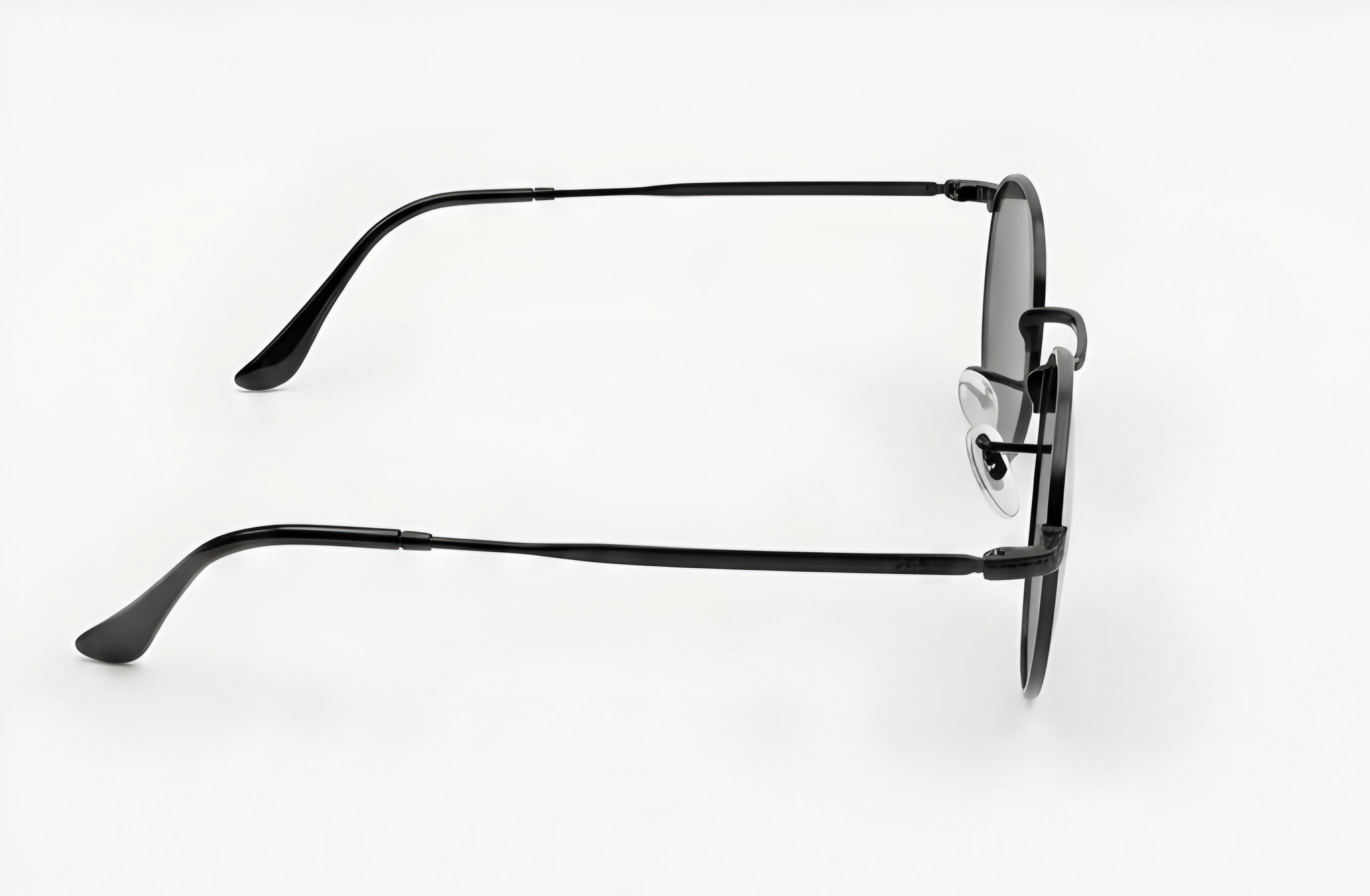 🔥 RAY-BAN ROUND METAL POLARIZED – TOTAL MATTE BLACK 🔥