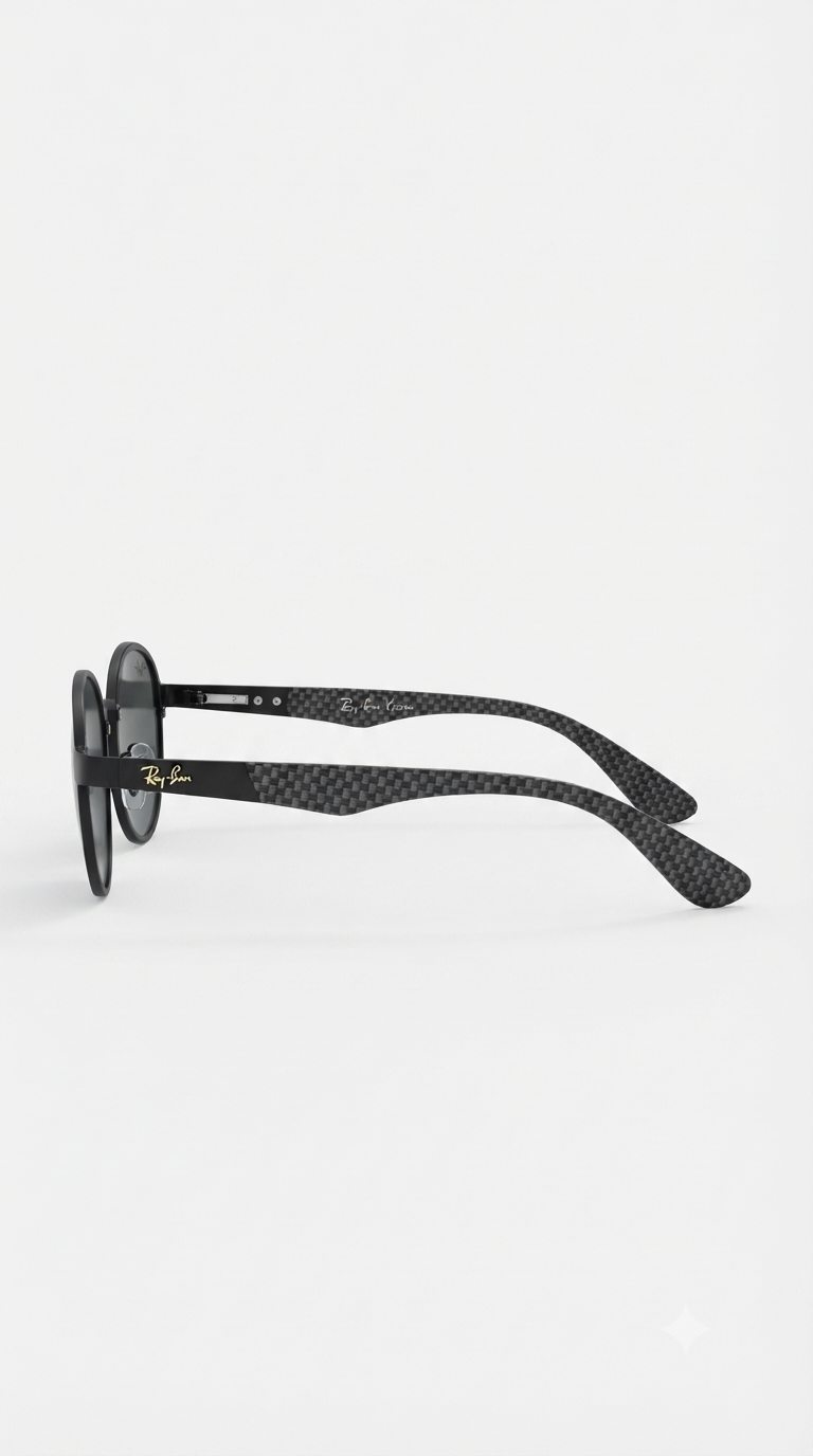 RayBan x Ferrari Oval / Fibra De Carbono/ Marco Negro (Ref: RB32112)