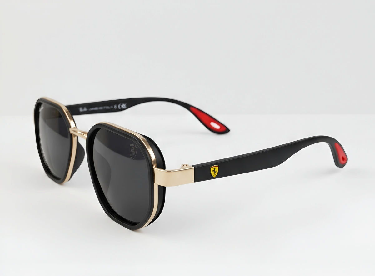 🏎️ RAY-BAN SCUDERIA FERRARI RB3674M – BLACK & GOLD / LENTES OSCUROS