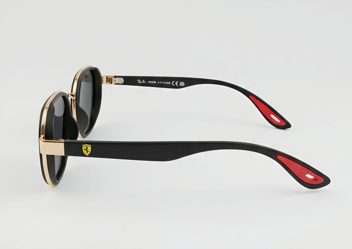 🏎️ RAY-BAN SCUDERIA FERRARI RB3674M – BLACK & GOLD / LENTES OSCUROS