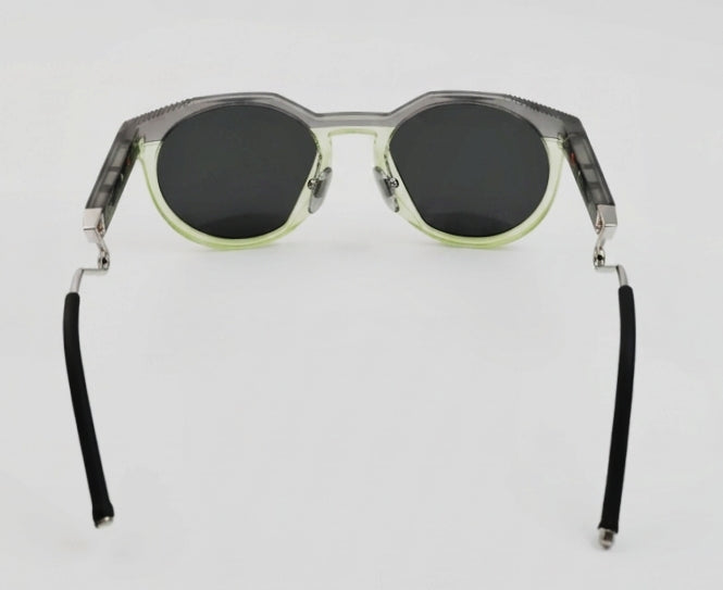 🔥 OAKLEY HSTN METAL – MATTE GREY SMOKE & CITRON CLEAR (PRIZM BLACK POLARIZED) 🔥