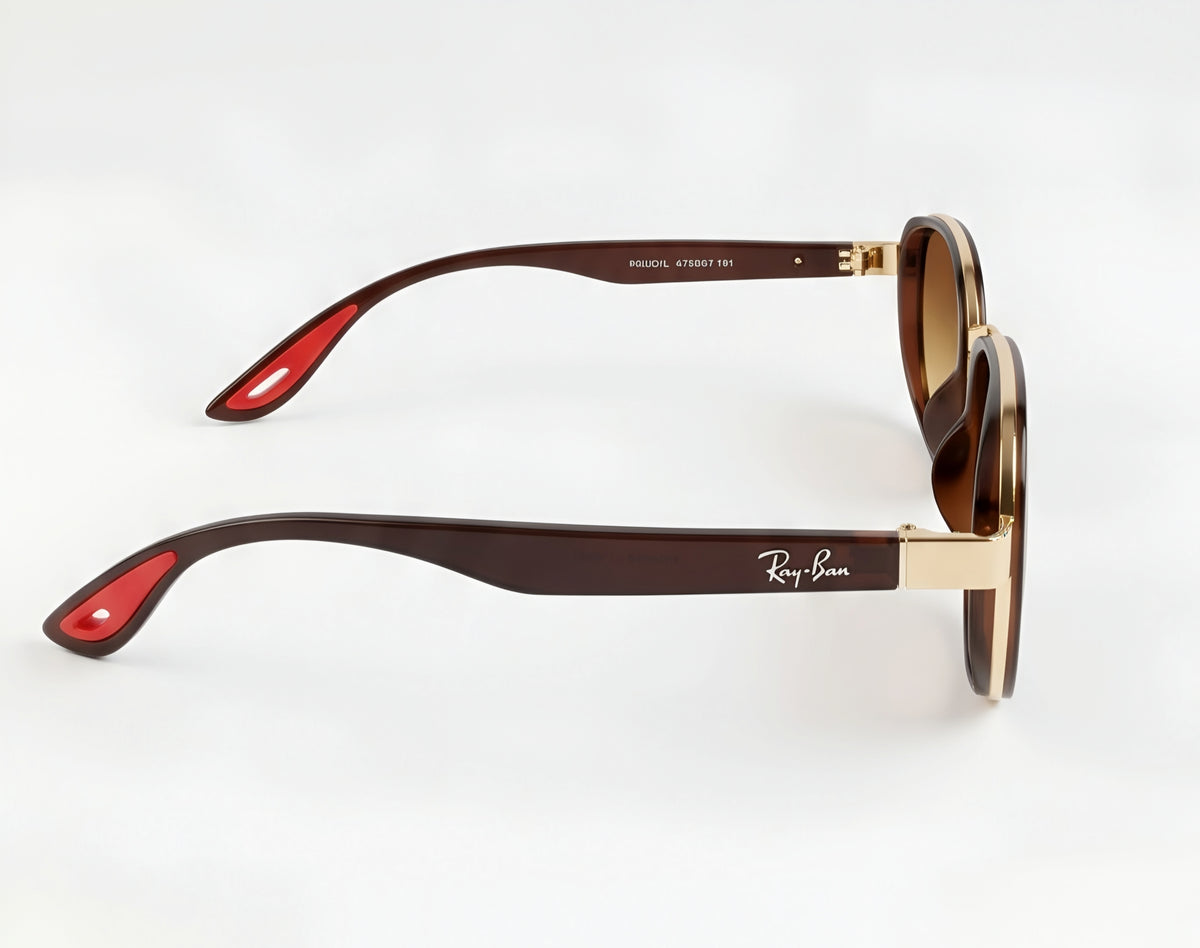 🏎️✨ RAY-BAN SCUDERIA FERRARI RB3674 | EDICIÓN COLECCIONISTA CAFÉ & ORO